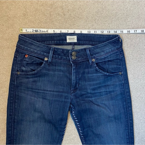 Hudson Straight Leg Blue Jeans - Picture 7 of 10